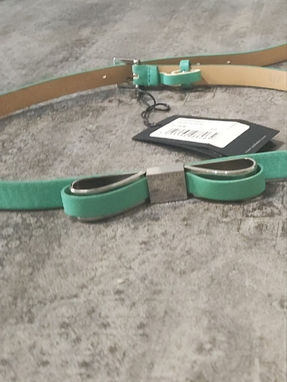 Ted Baker Mint Green Bow-Accent Women's Belt